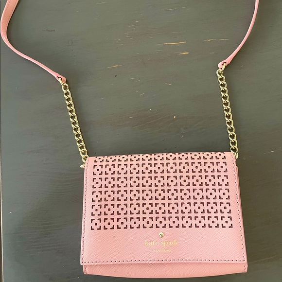 kate spade Handbags - Kate Spade blush pink flap crossbody purse